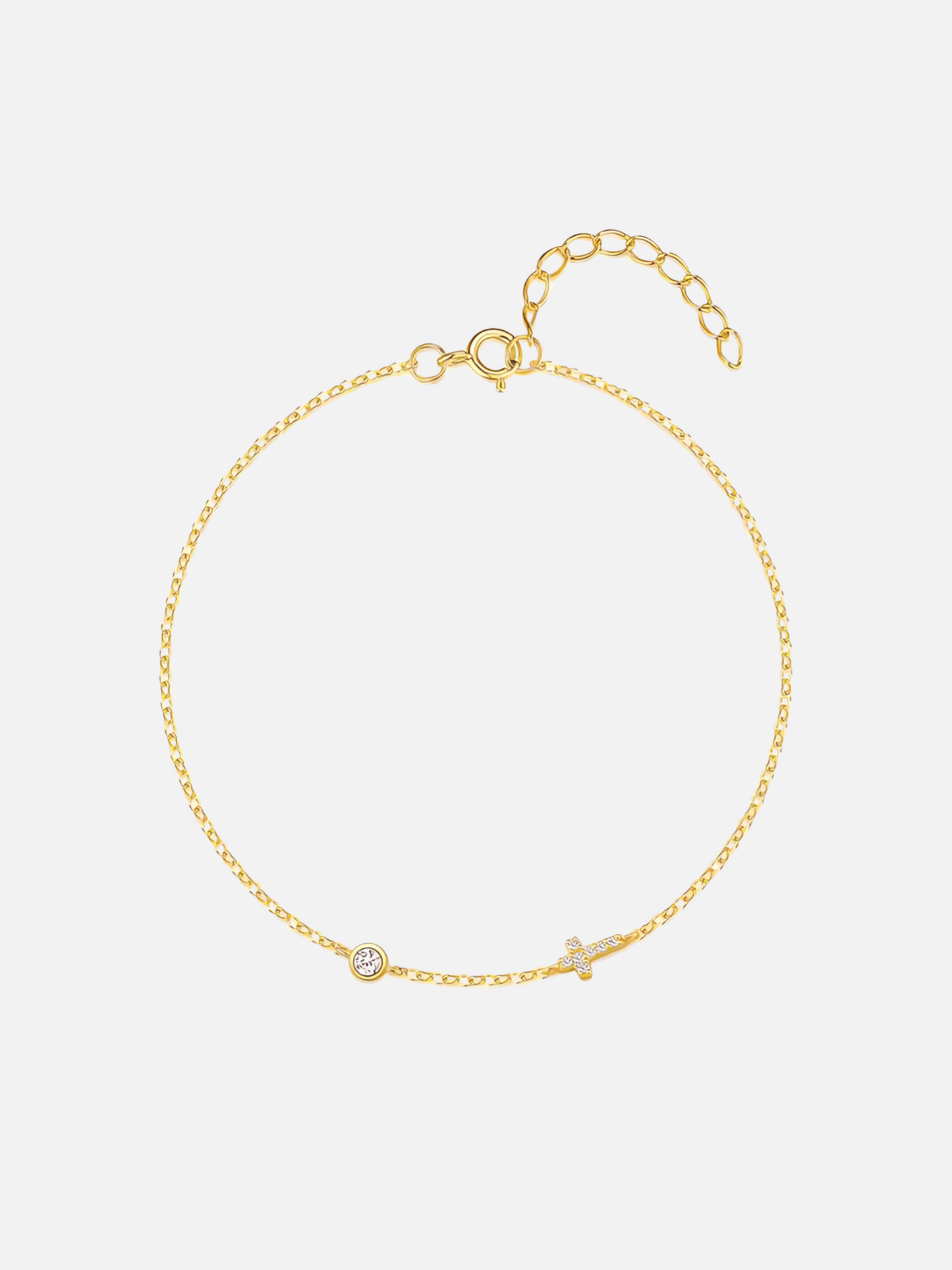 Cross Diamond Bracelet