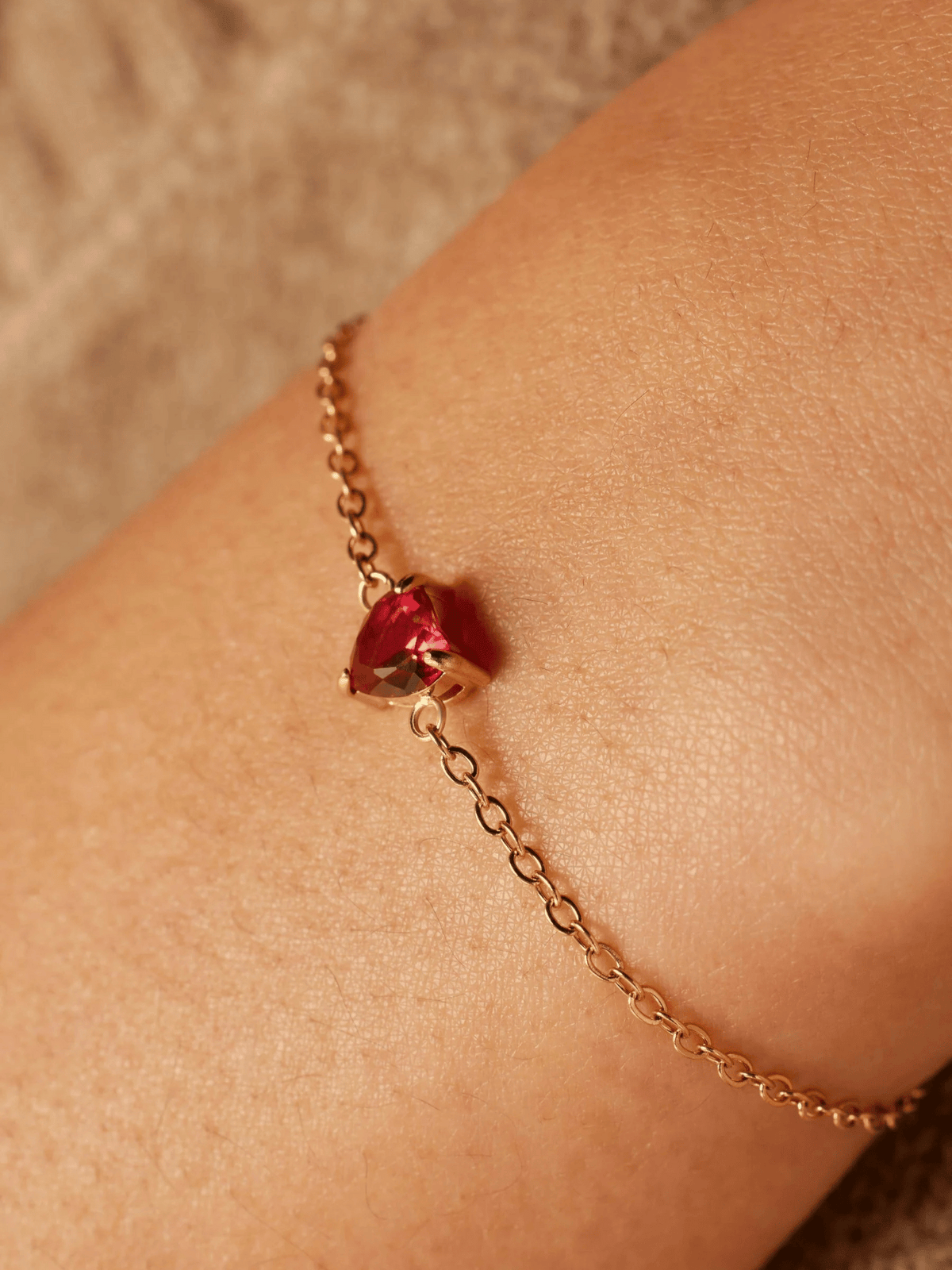 Heart Charm Bracelet