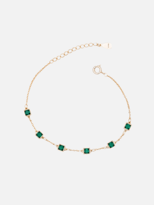 Emerald Zircon Bracelet