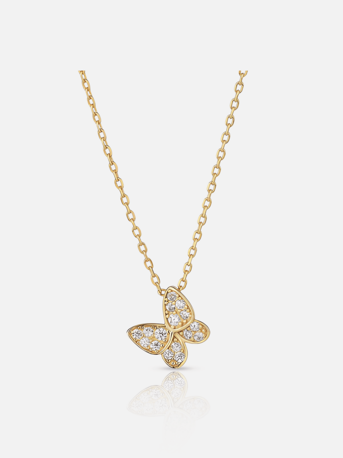 Butterfly Diamond Necklace