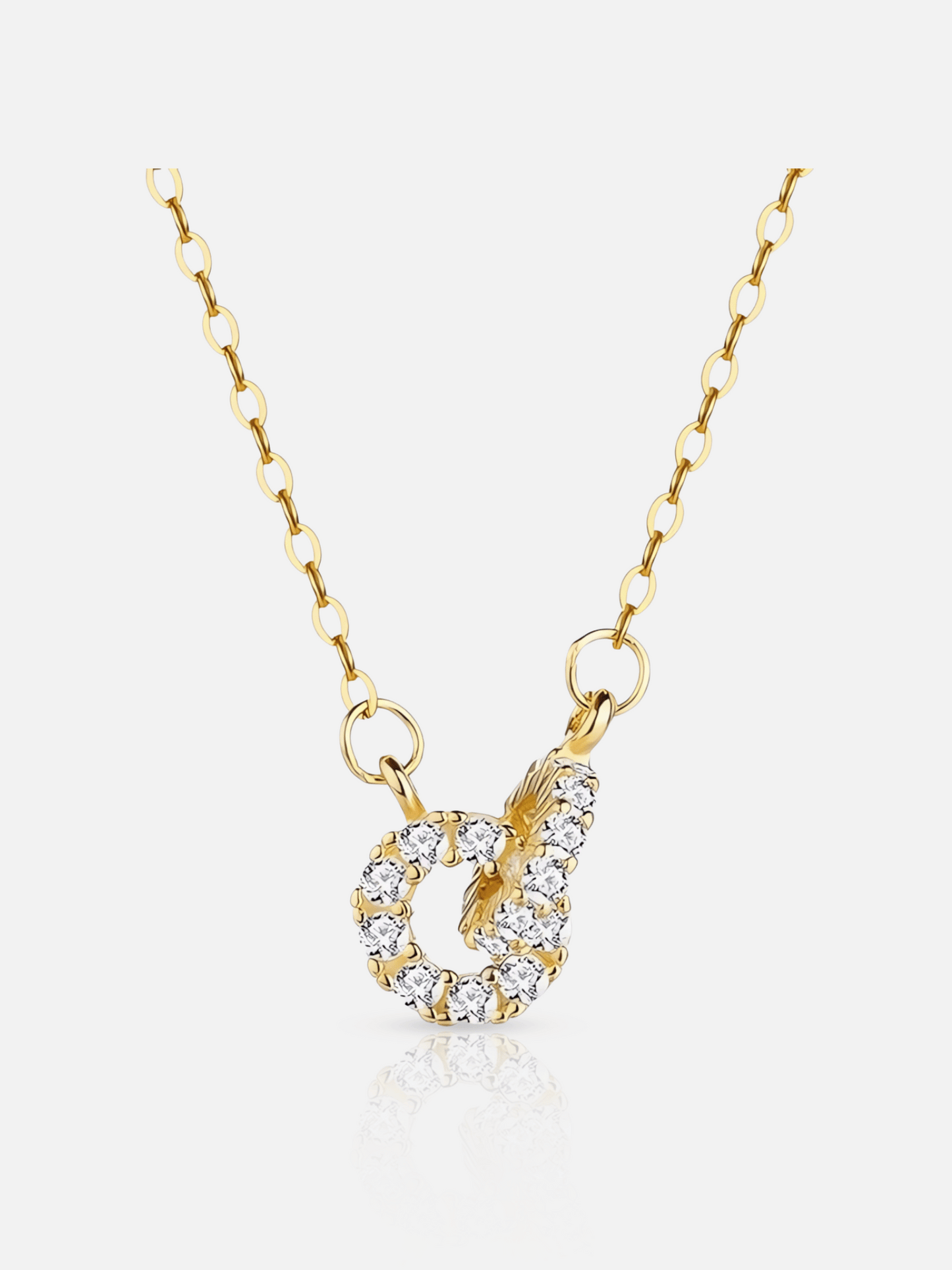 Two Double Round Circle Necklace