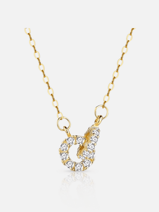 Two Double Round Circle Necklace