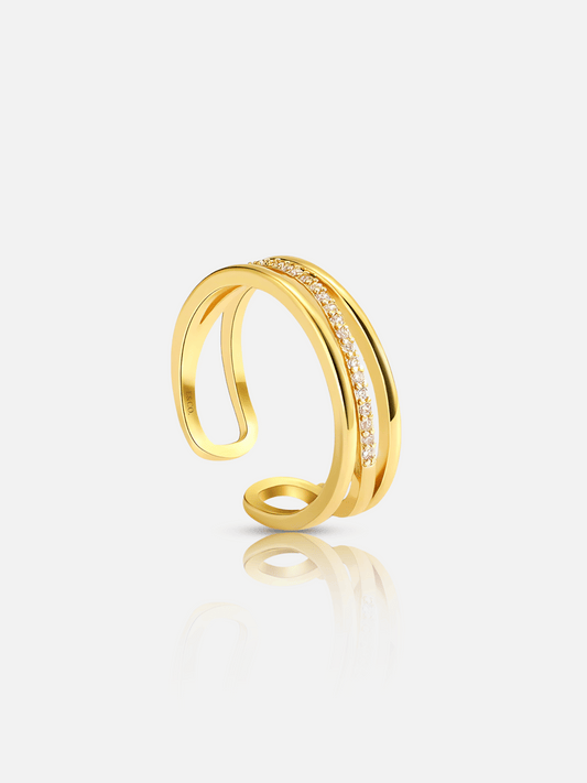 Triple-Layered Ring