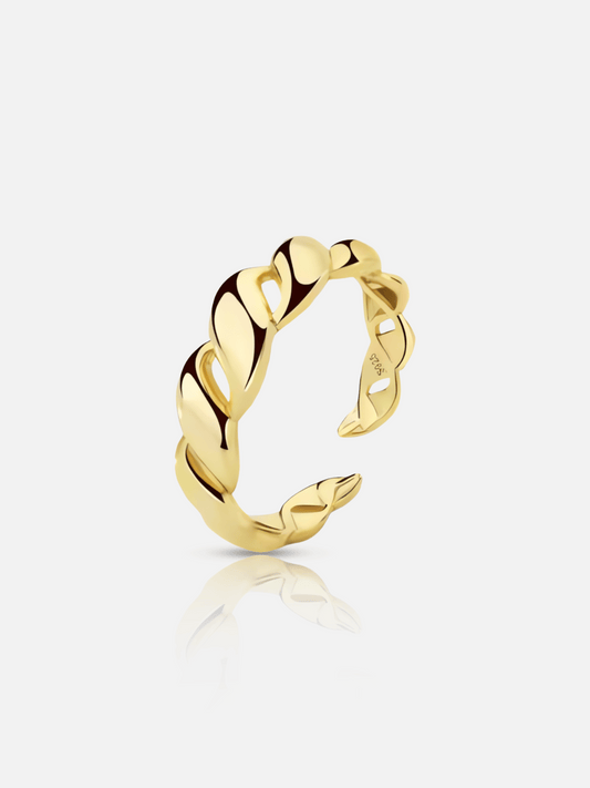 Adjustable Twisted Ring
