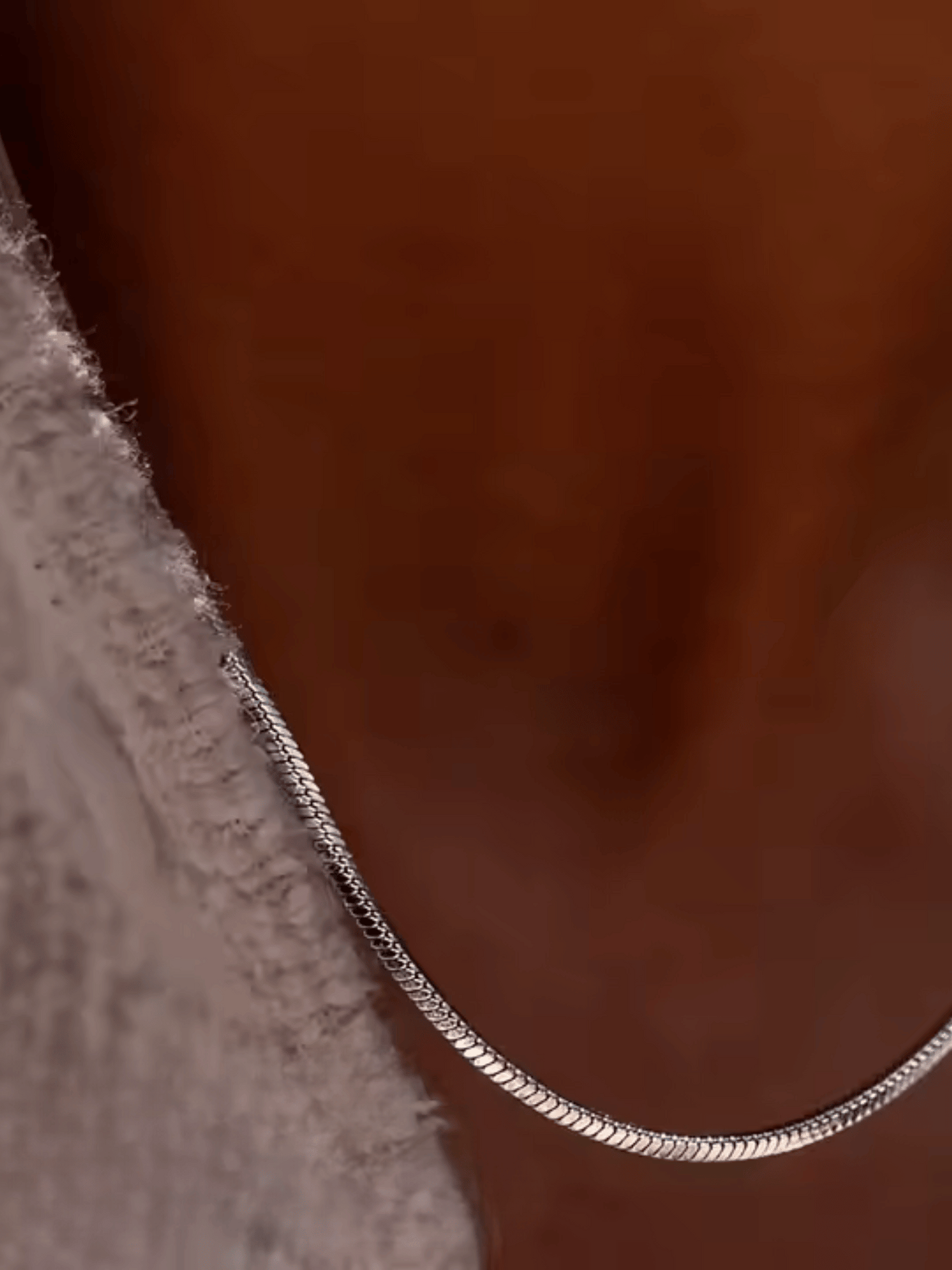 Round Snake Chain Necklace