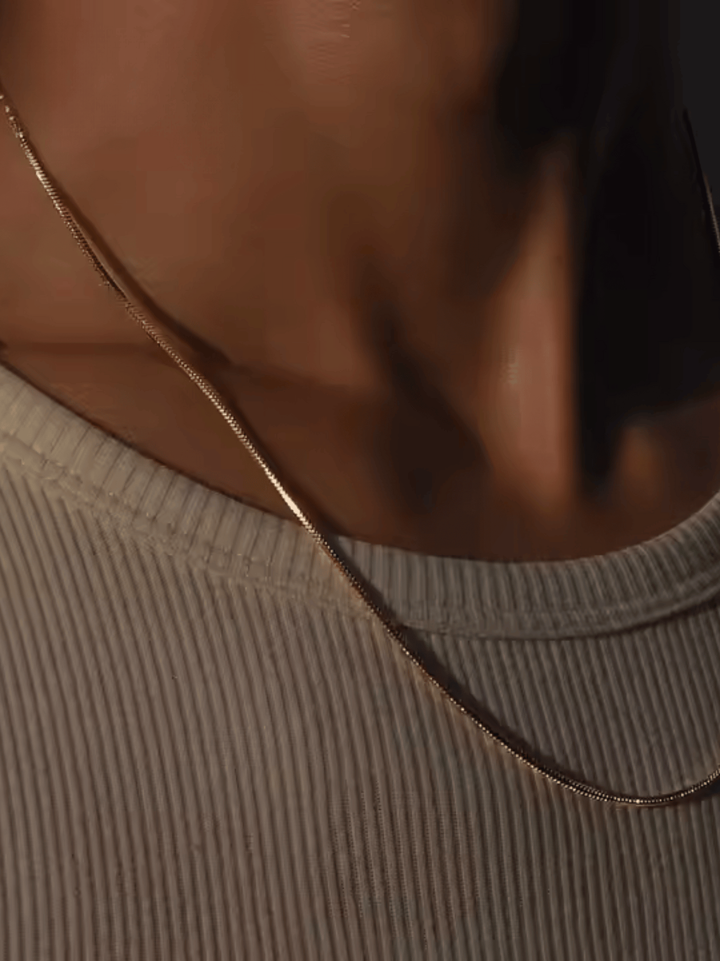 Round Snake Chain Necklace