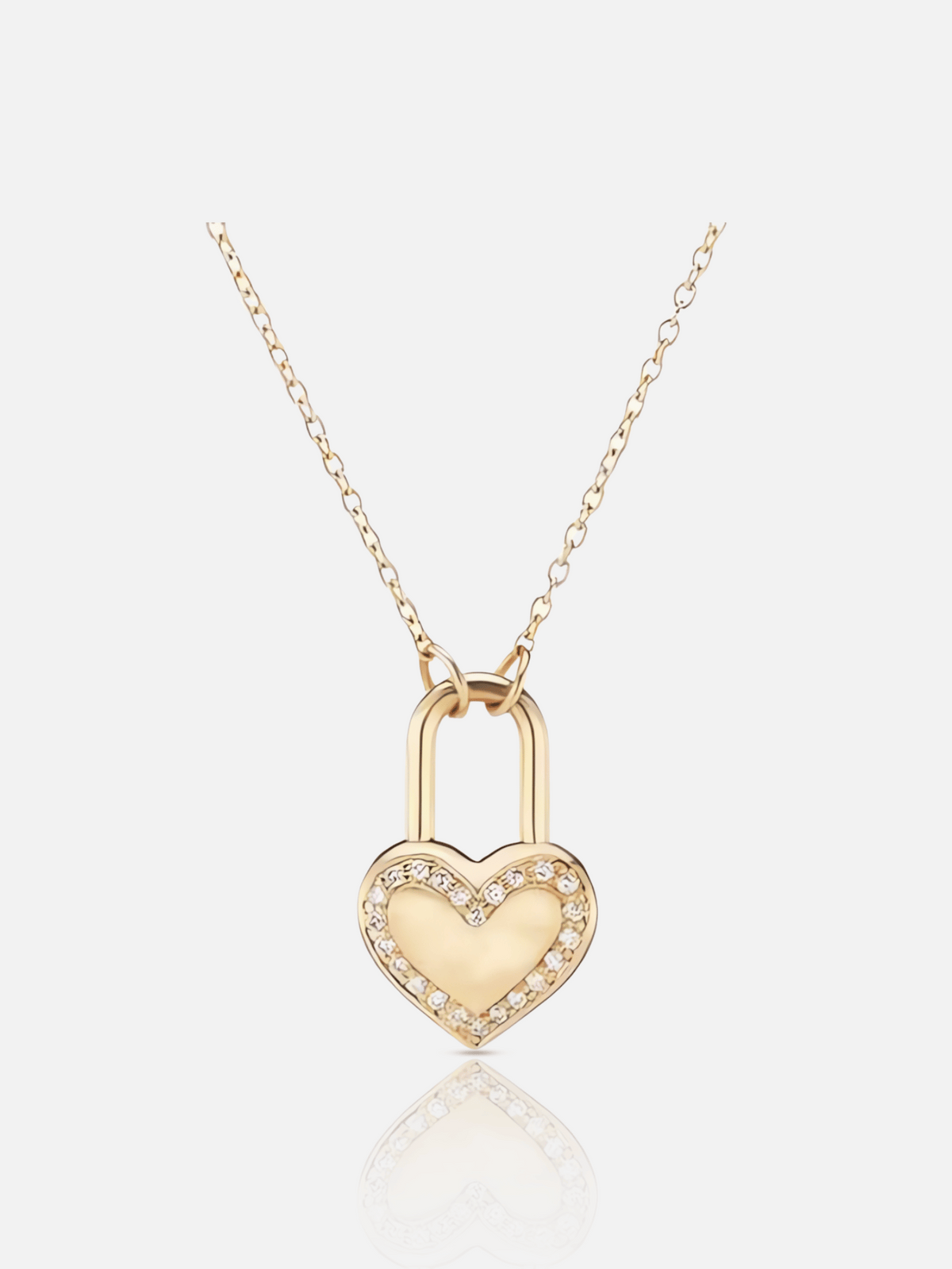 Eternal Heart Lock Necklace