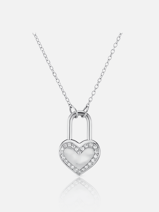 Eternal Heart Lock Necklace