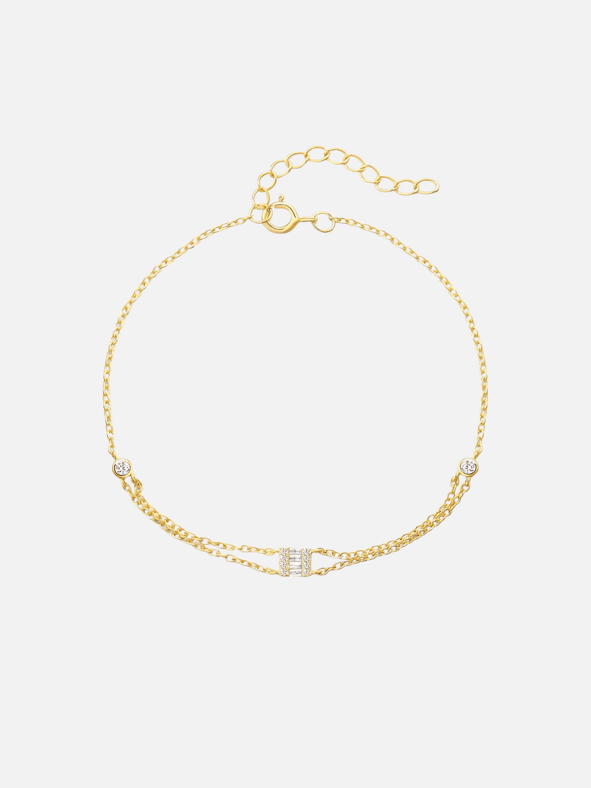 Radiant Twin-Chain Bracelet