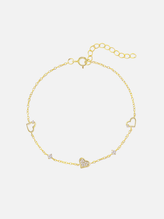 Heartbeat Charm Bracelet