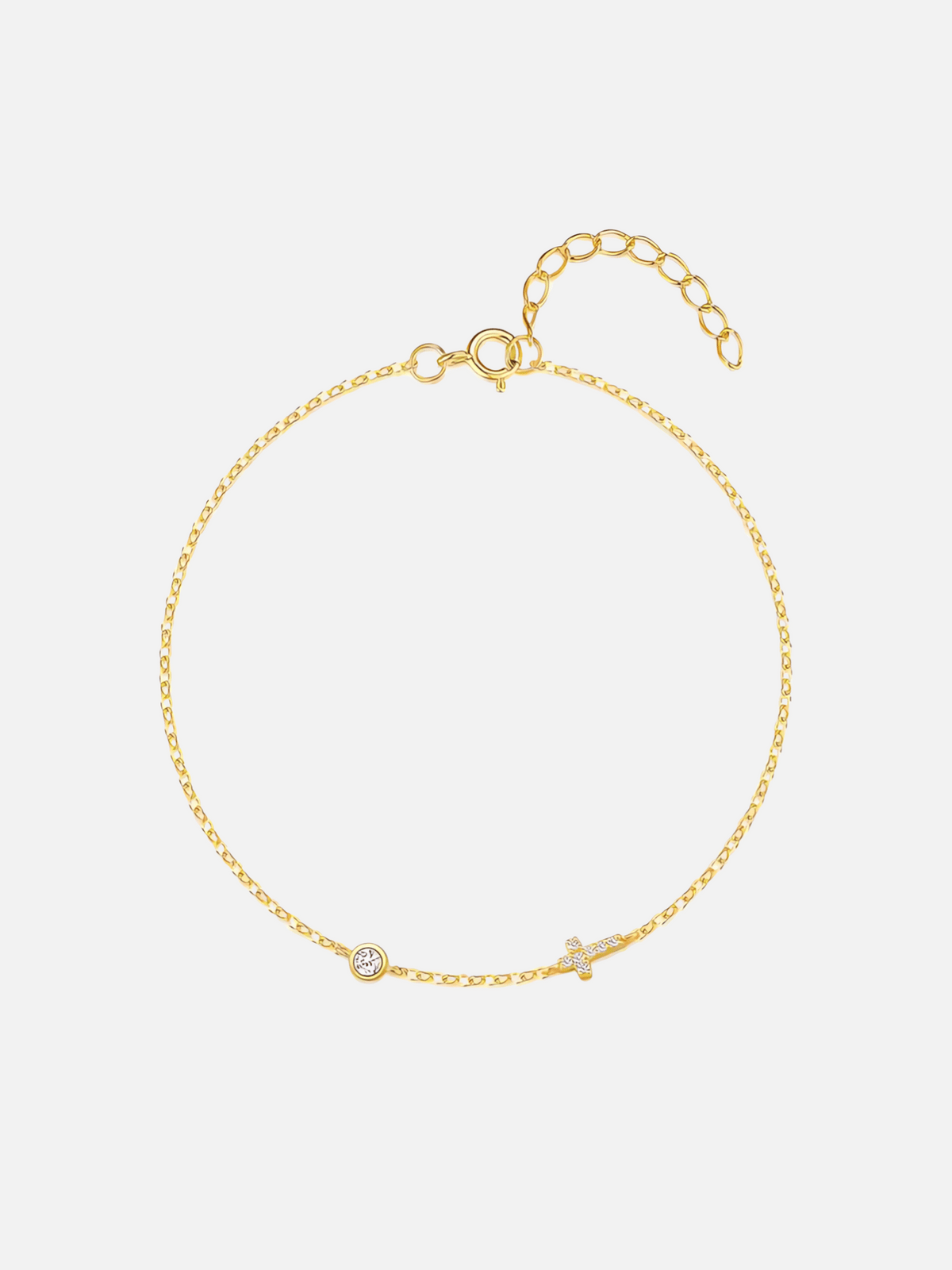 Cross Diamond Bracelet