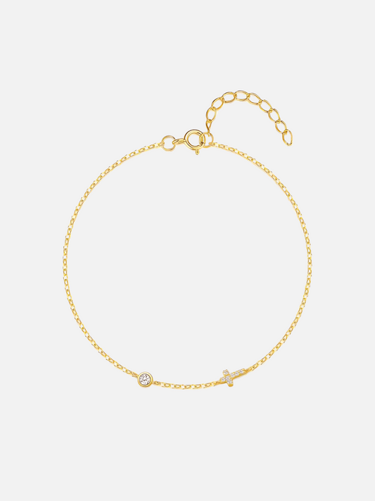 Cross Diamond Bracelet