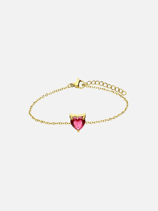 Heart Charm Bracelet
