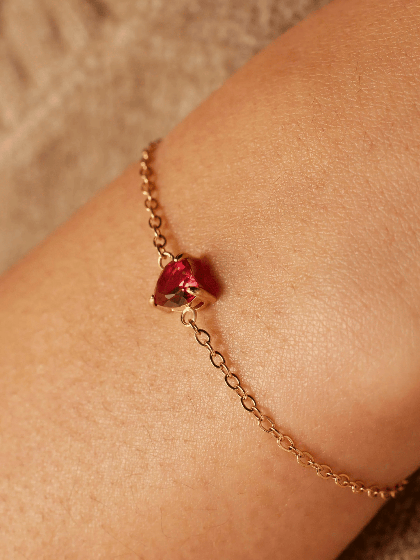 Heart Charm Bracelet