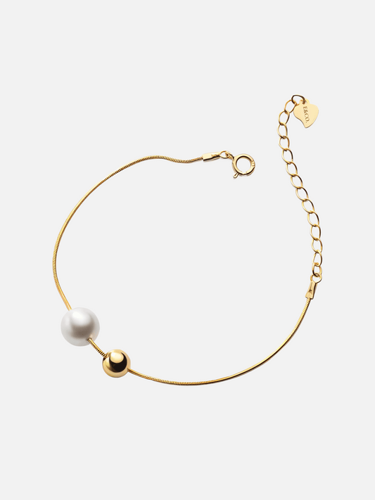 Minimal Pearl Bracelet