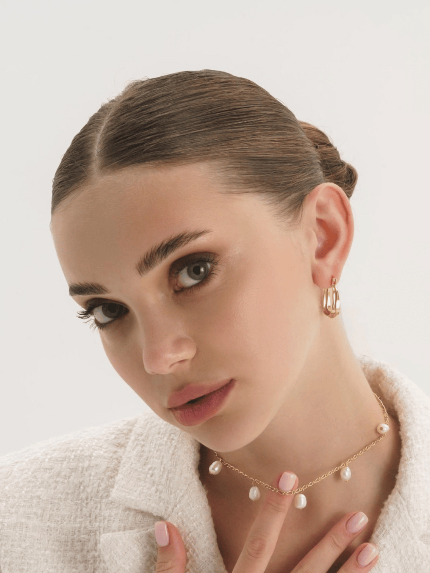 Curved Hoop Earrings