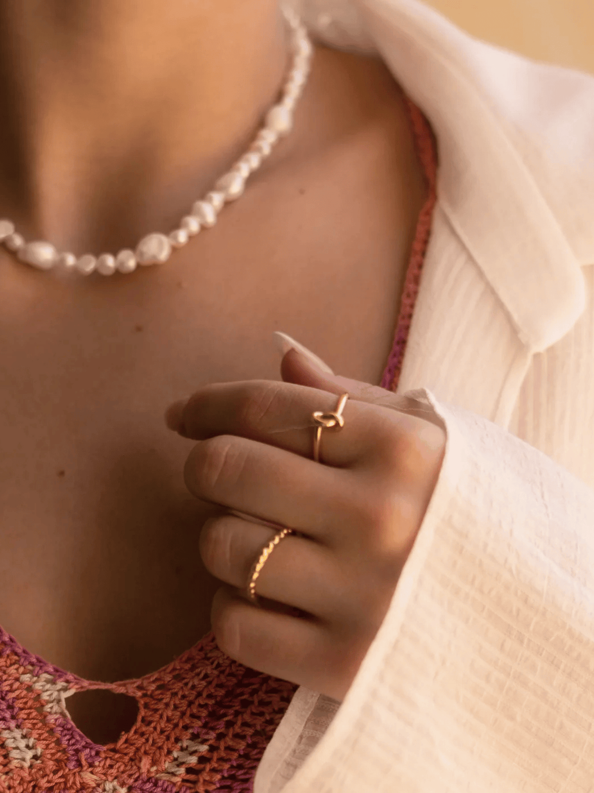Twist Knot Adjustable Ring
