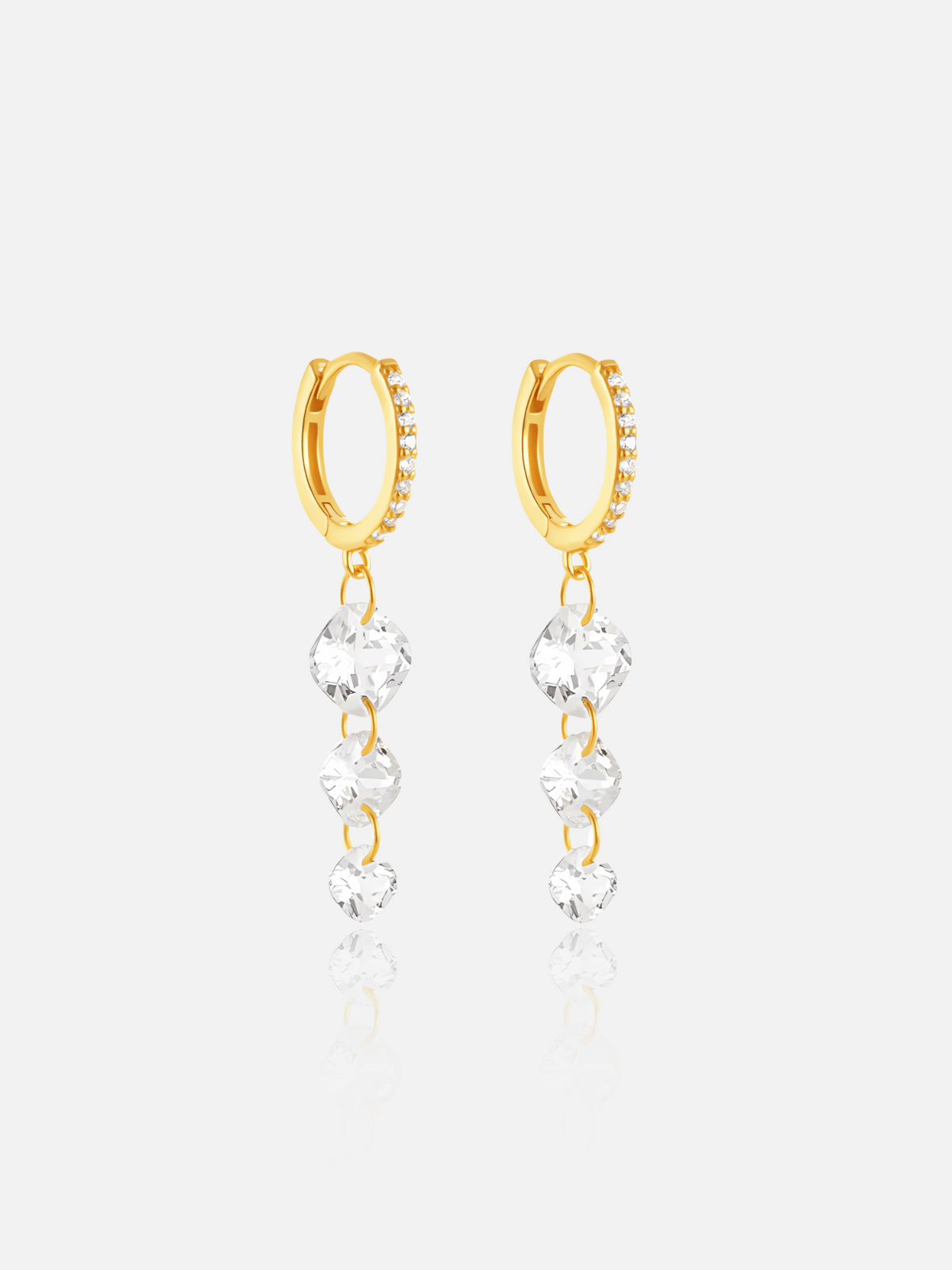 Triple Drop Earrings