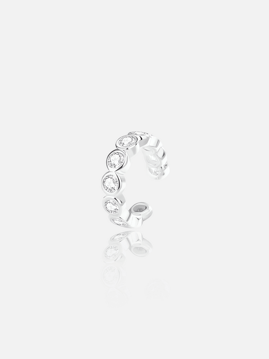 Round Zircon Ear Cuff