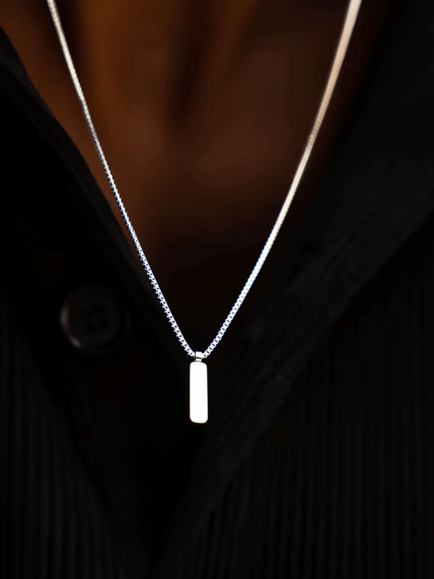 Cuban Chain Box Necklace