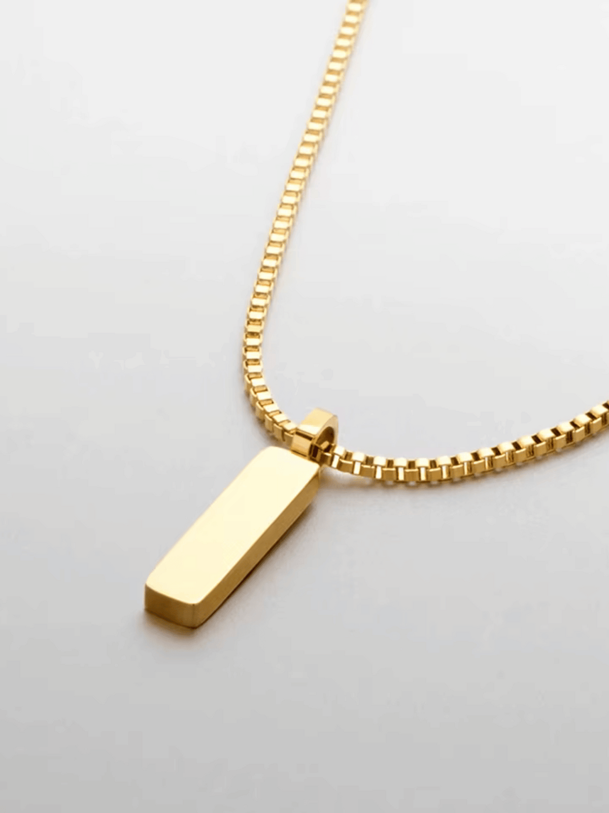 Cuban Chain Box Necklace