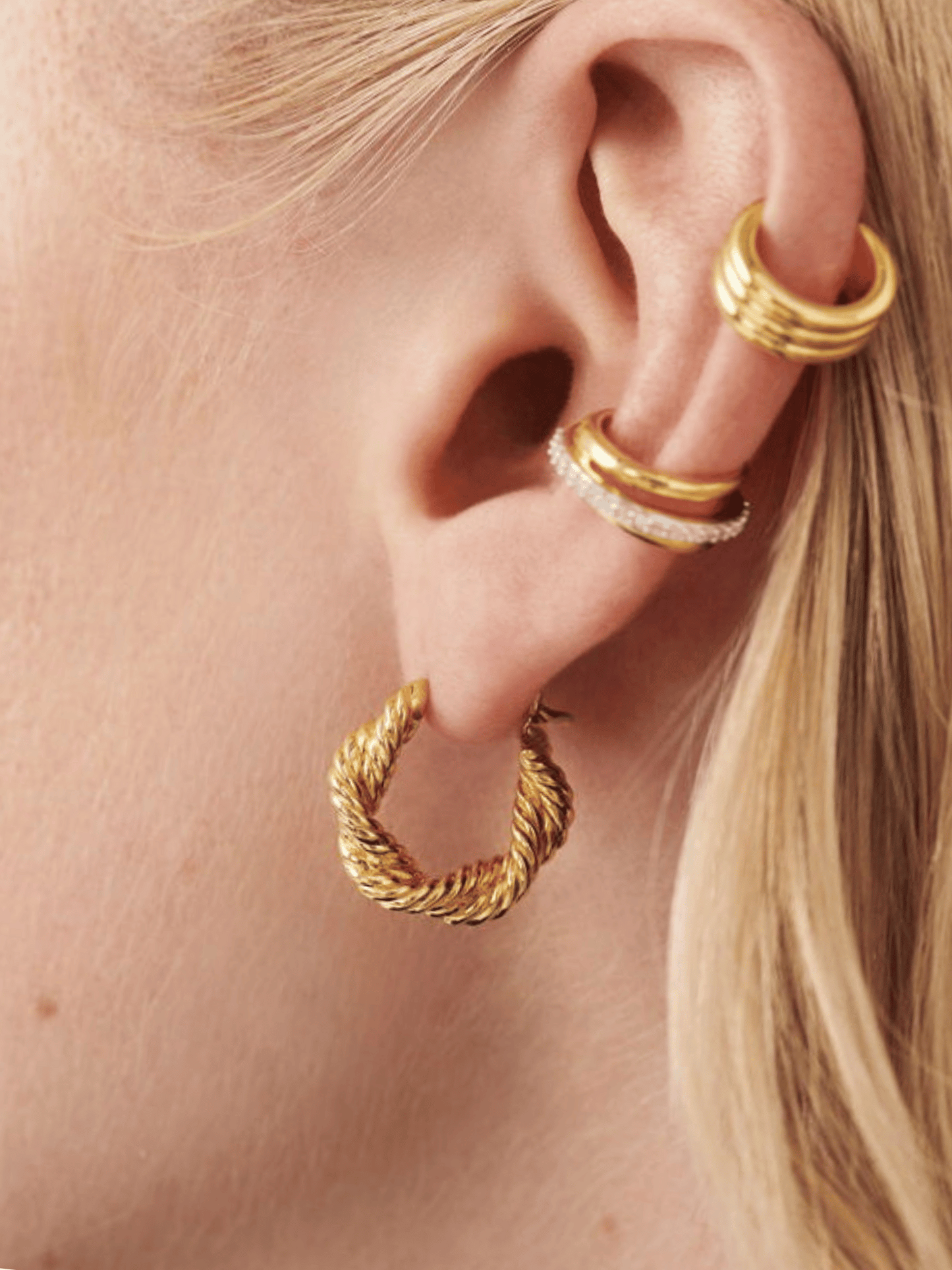 Chunky Coiled Earrings