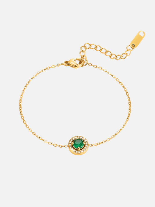 Emerald Circle Bracelet