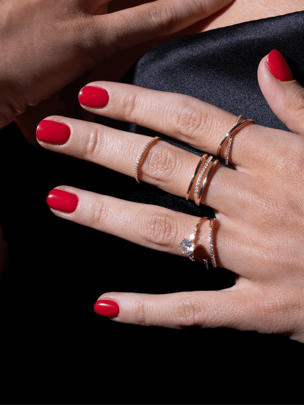 Triple-Layered Ring