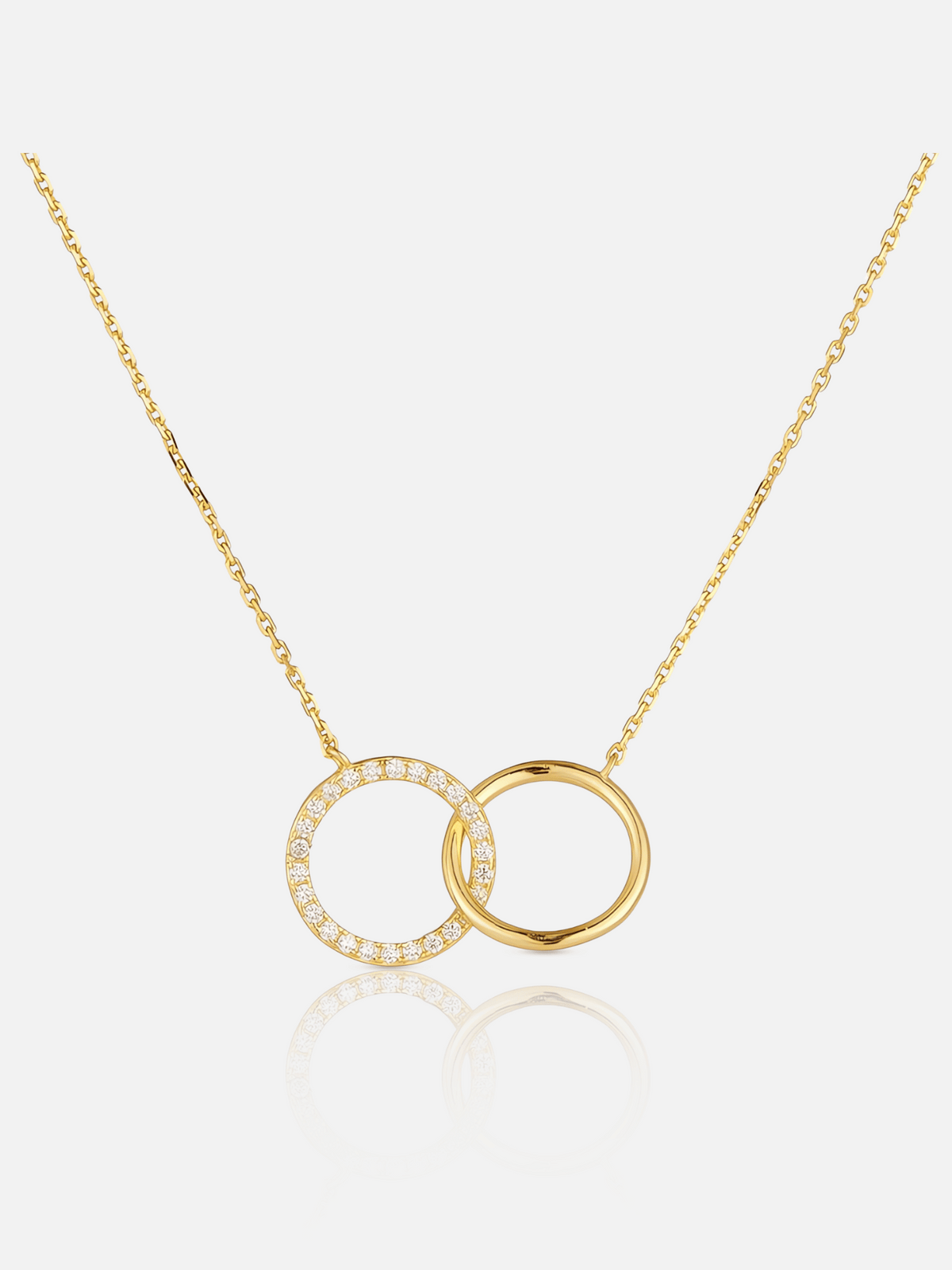 Double Circle Necklace