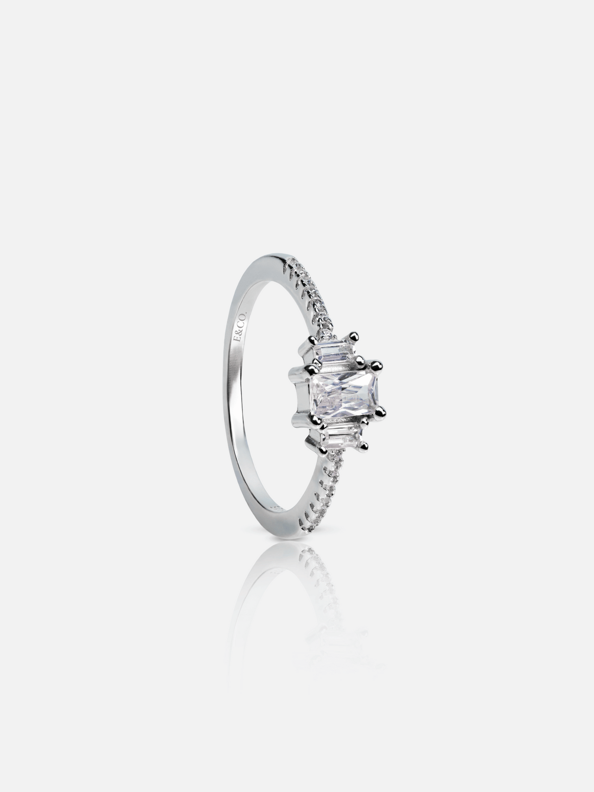 Square Zircon Ring