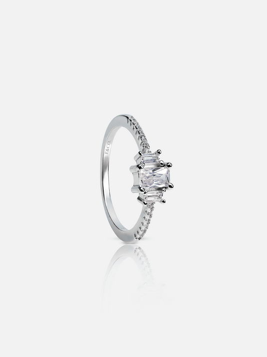 Square Zircon Ring
