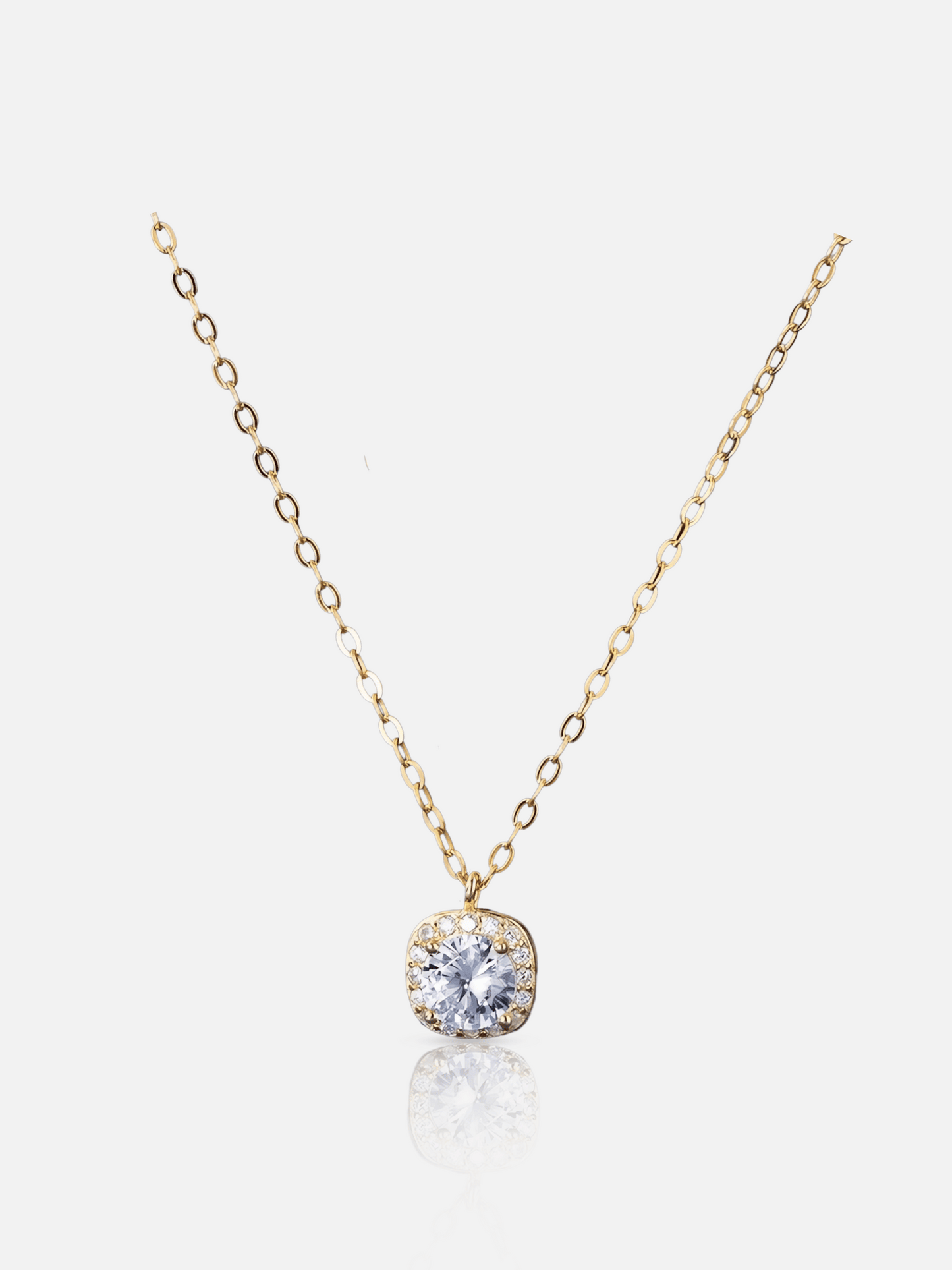 Square Charm Necklace